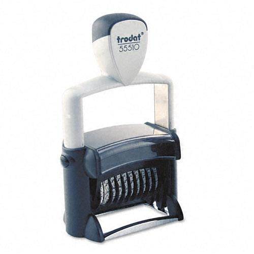 U. S. Stamp & Sign Professional Numberer, Self-Inking, Type Size 2, 10 Digits, Black