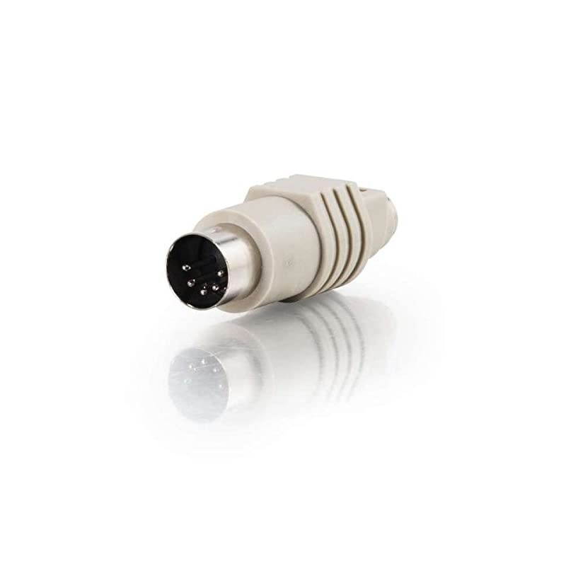 02475 PS2 Female to AT Male Keyboard Adapter Beige