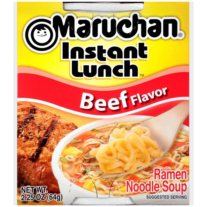 Maruchan Instant Lunch Beef Flavor Noodle Soup 2.25oz