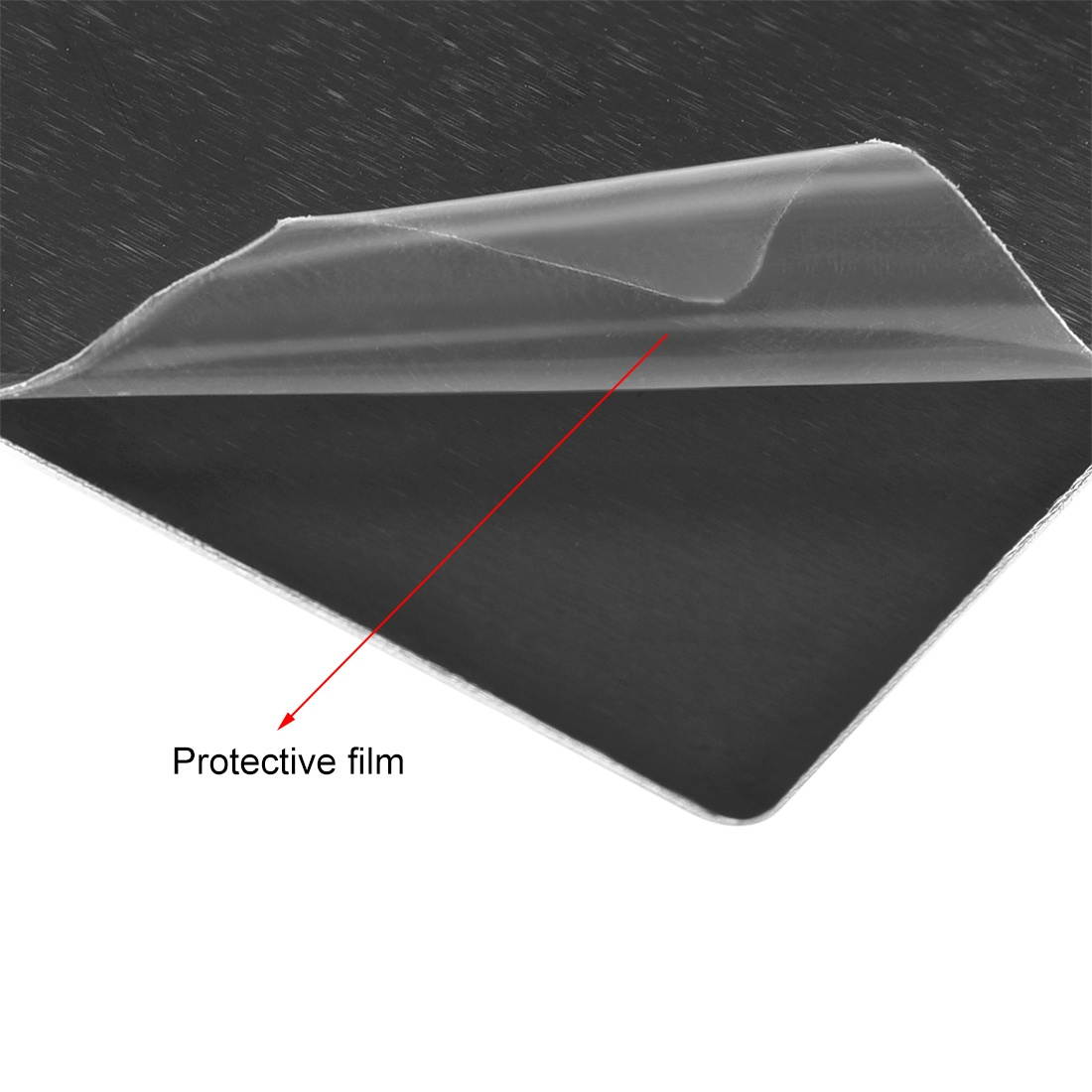 Blank Metal Business Card 100x50x1mm Anodized Aluminum Plate for DIY Laser Printing Engraving Black 10 Pcs