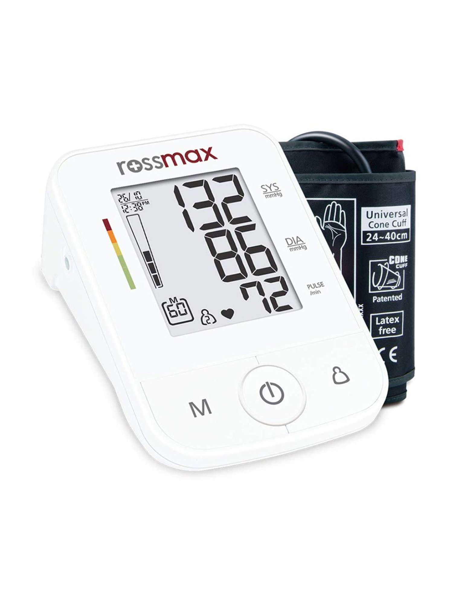 Accusure Simple Glucometer machine With 25 Test Strips (Black)