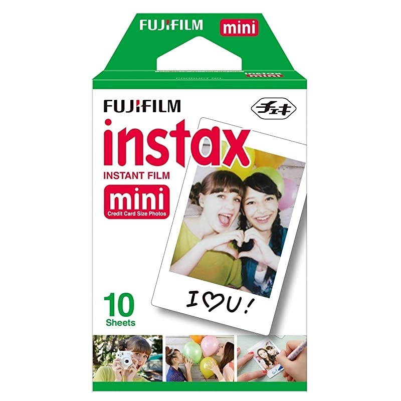 Instax Mini 7s White + 10 Exposures Instant Film Camera New