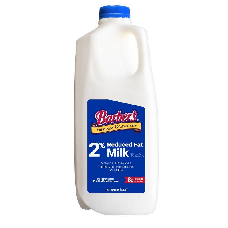 Barber 2% Milk - 0.5gal
