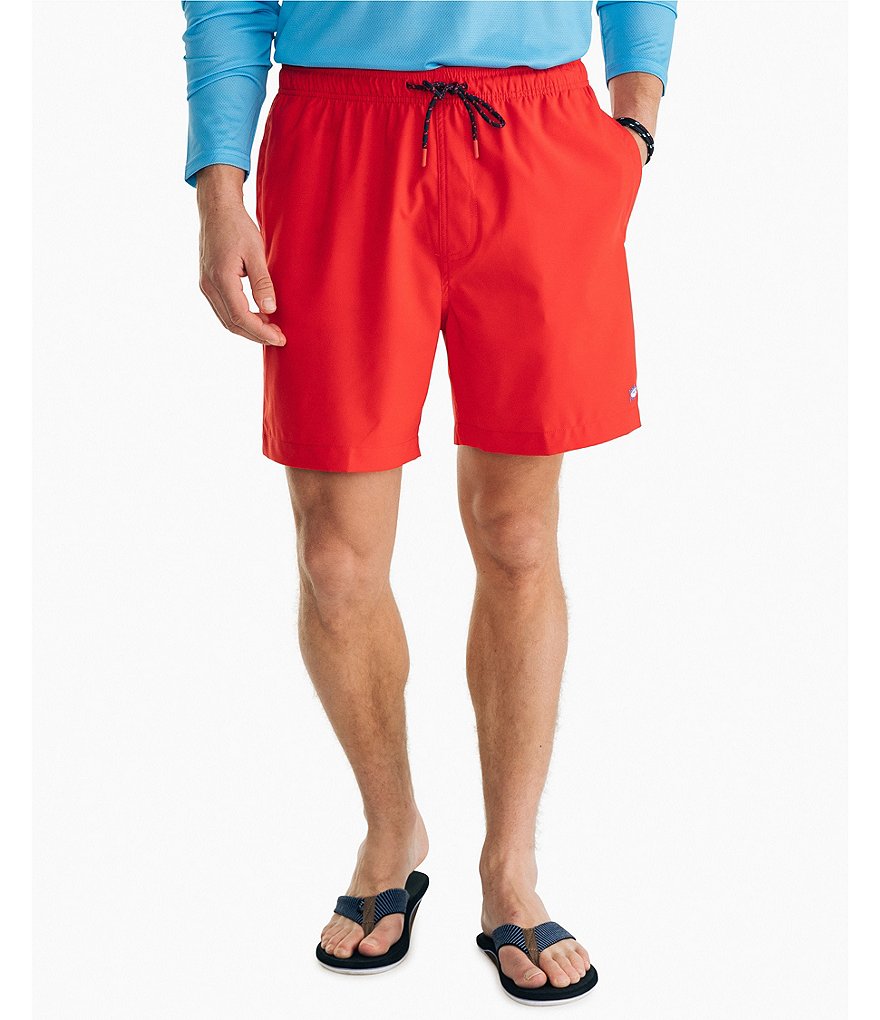 Southern Tide Solid 6#double; Inseam Swim Trunks