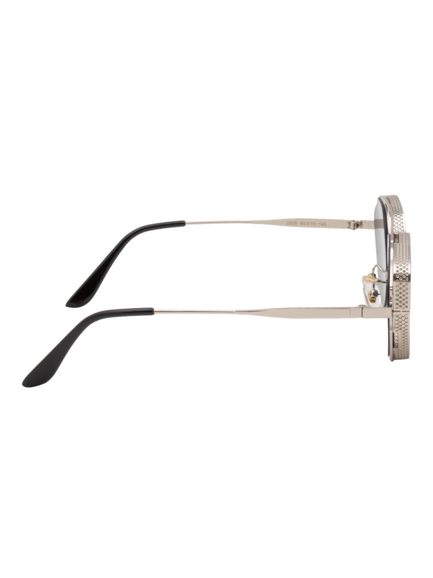 Ted Smith Grey Aviator UV Protection Unisex Sunglasses