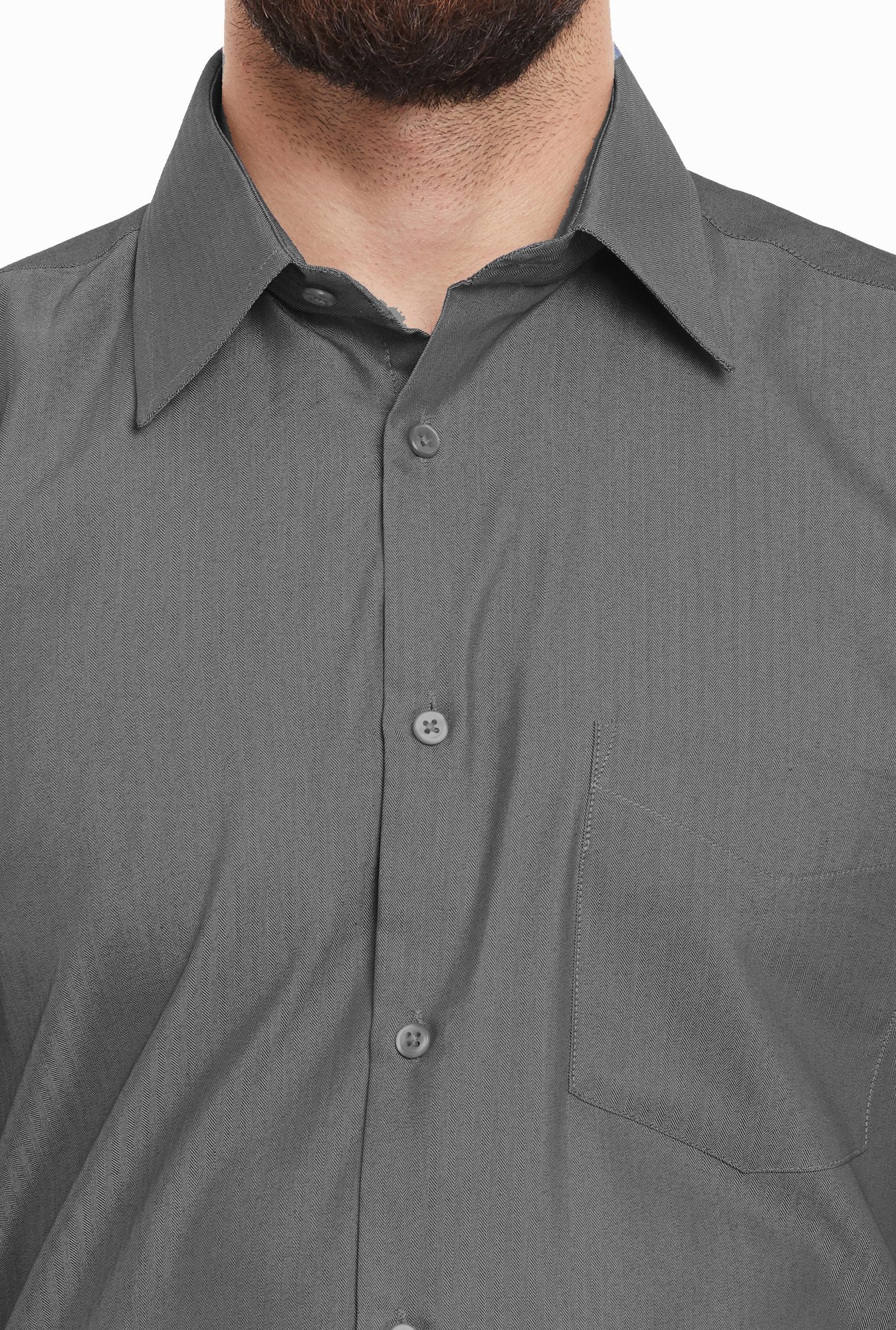 Hancock Grey Slim Fit Shirt