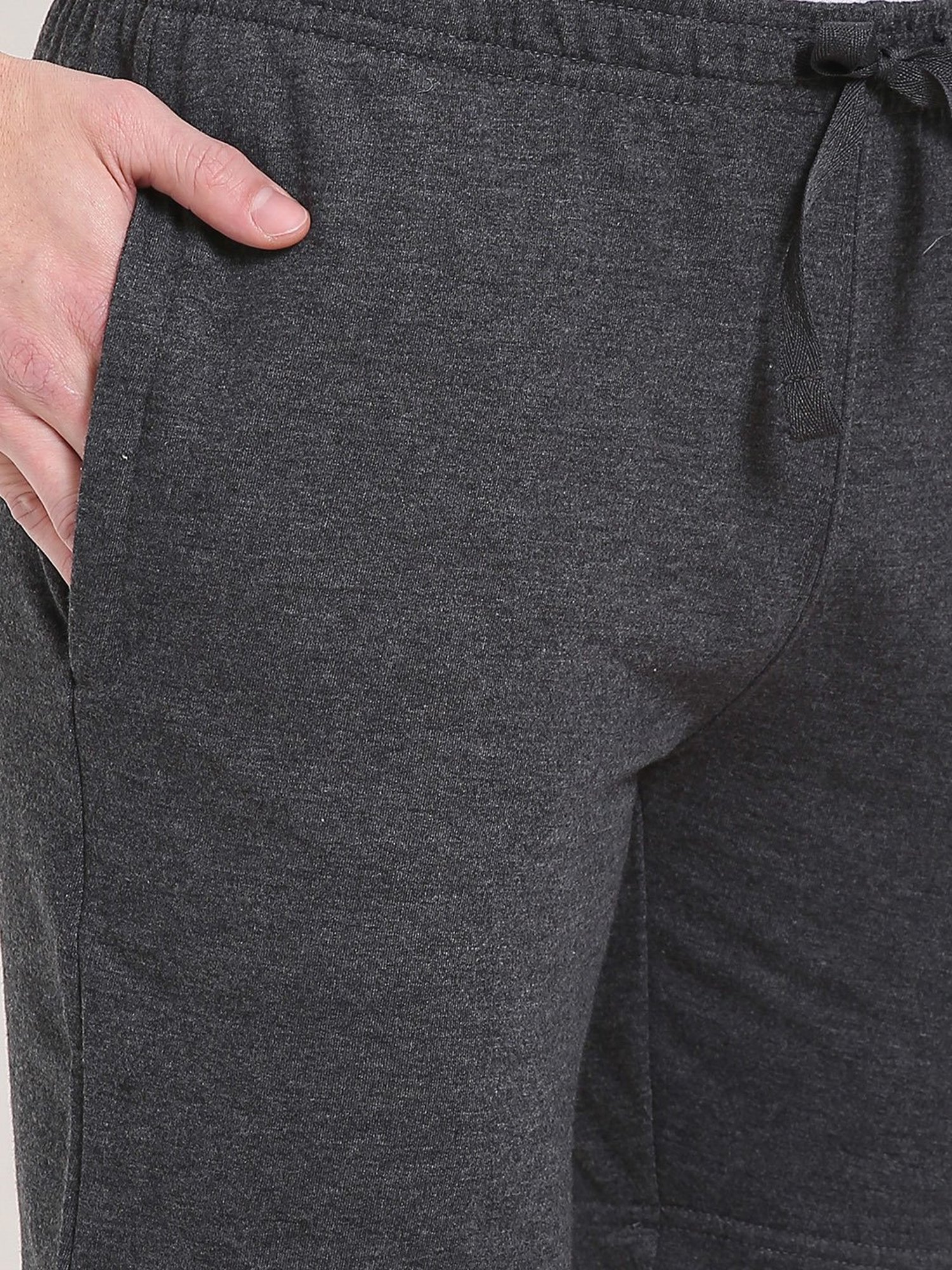 Sweet Dreams Grey Melange Regular Fit Shorts