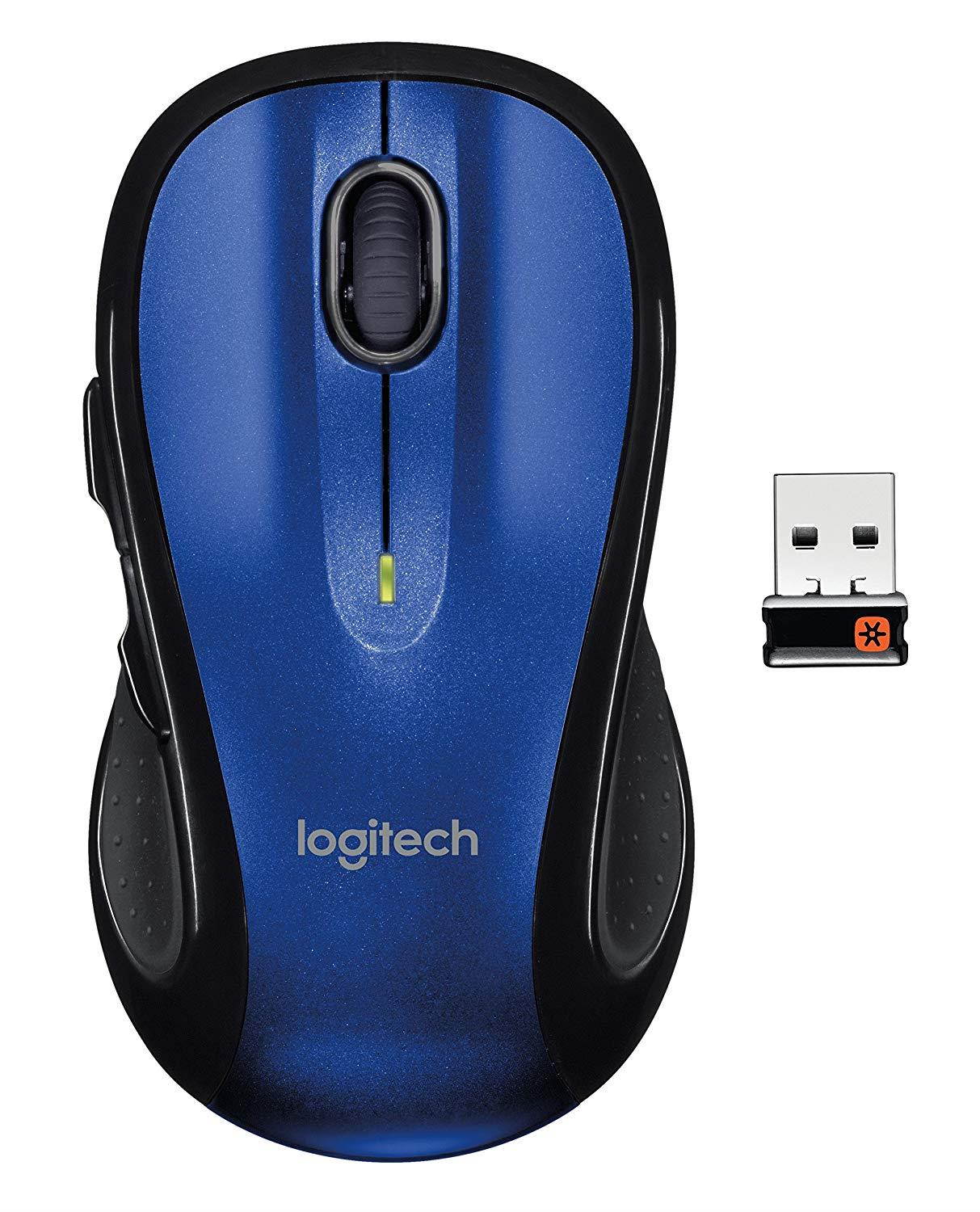 Logitech M510 Wireless Mouse, Blue