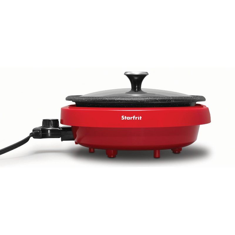 Starfrit Dual Sided Electric Hotpot - Red