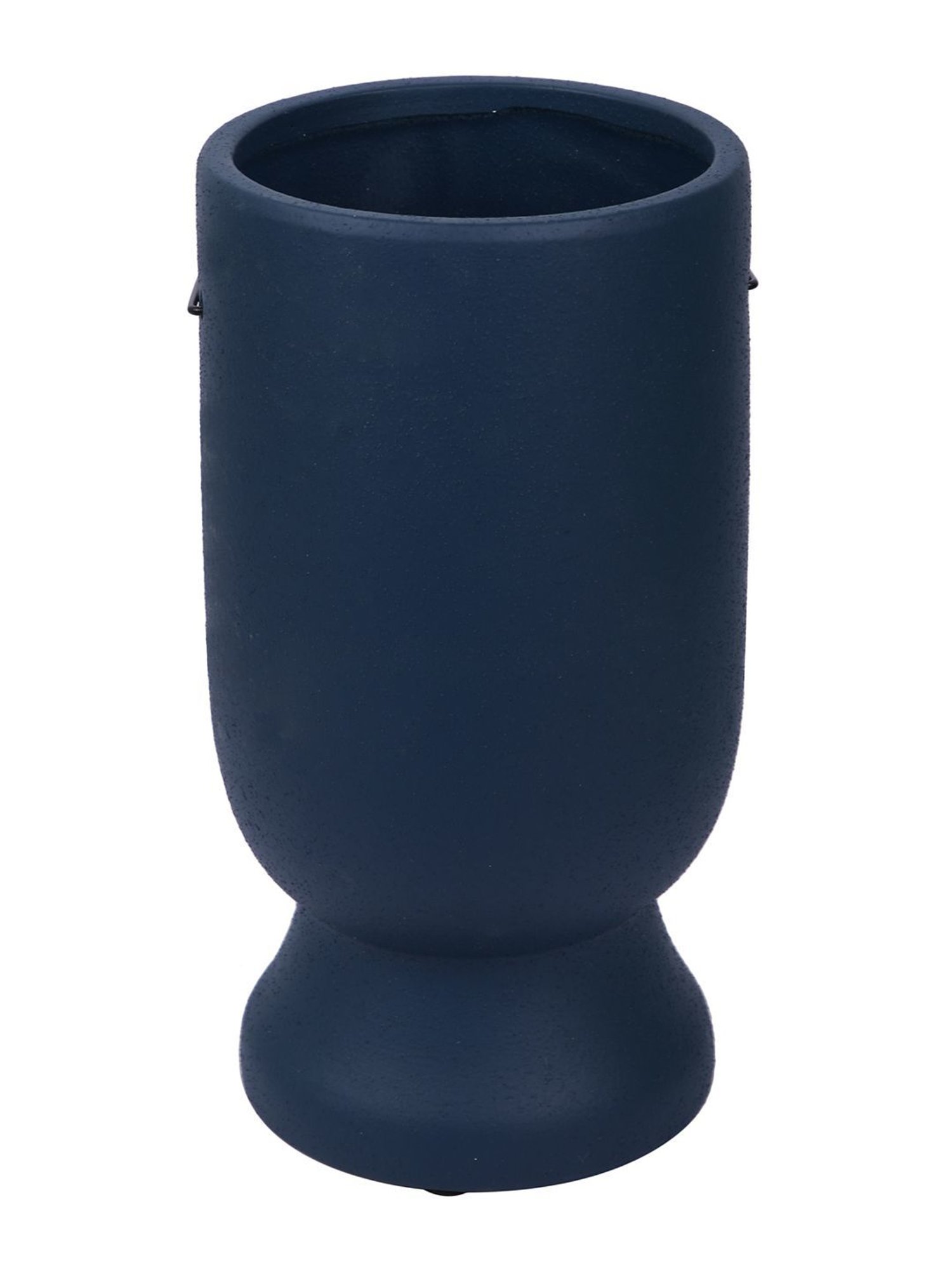 Tayhaa Blue Ceramic Face Planter