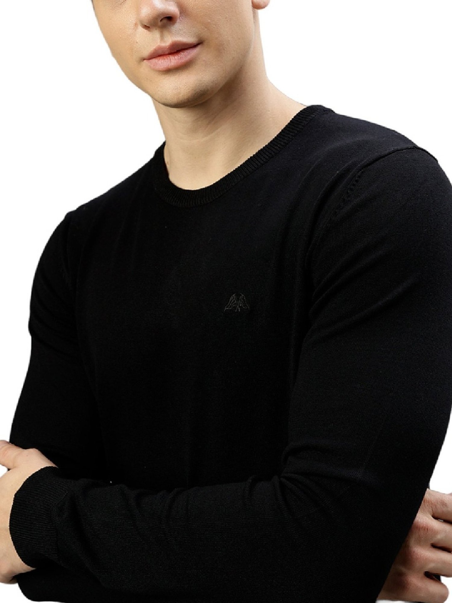 Lindbergh Black Slim Fit Sweaters