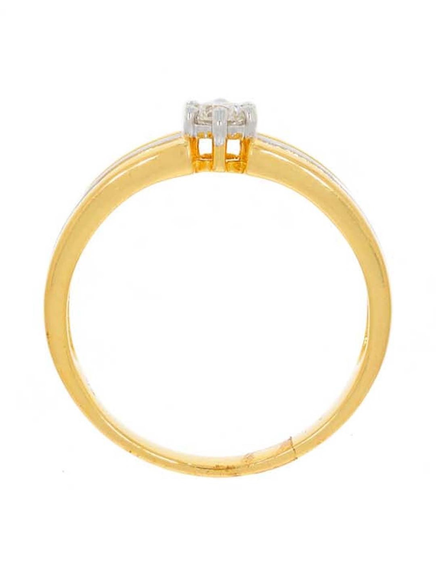 Waman Hari Pethe Jewellers 18k Gold & Diamond Ring for Men