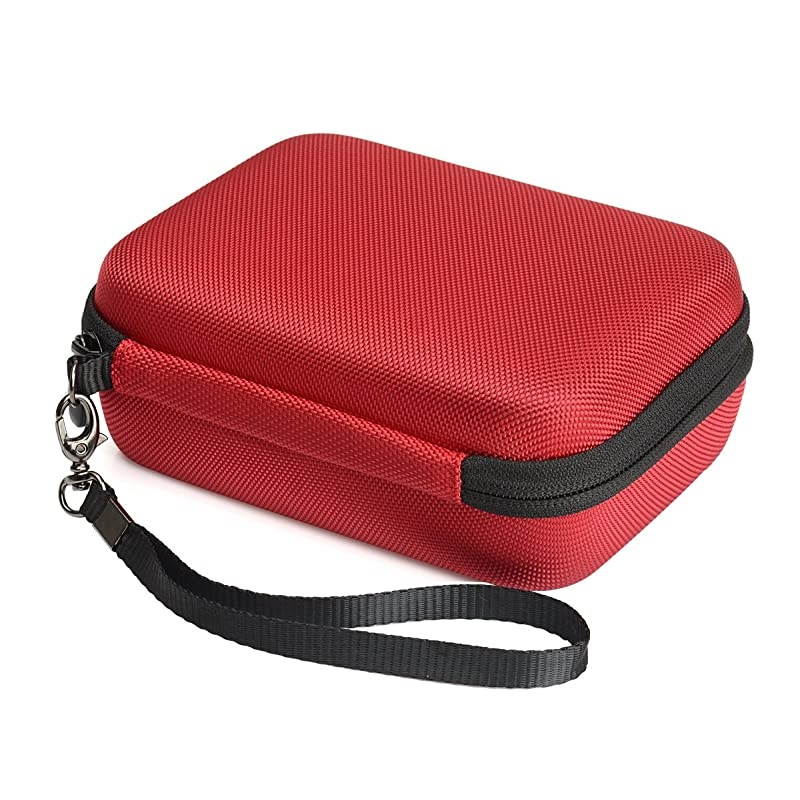 Case for Kidcia, EACHINE E55, FQ777 FQ17W, Hobbylane Altitude Hold Folding Drone, RC Quadcopter Drone with FPV Camera and Live Video, DIY Foam Blocks (Red with Black Zip)