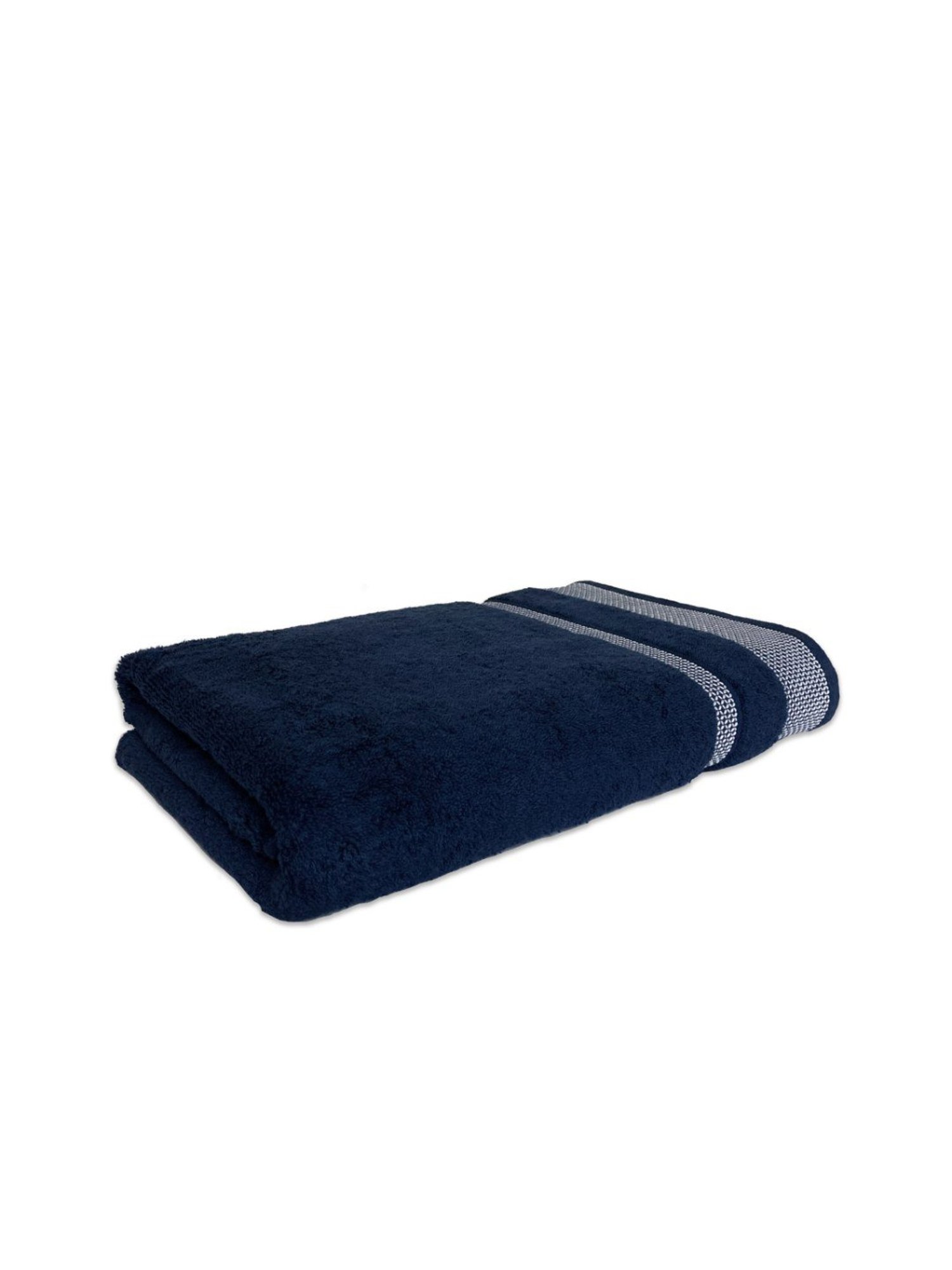 Spaces Hygro Dark Blue 600 GSM Cotton Bath Towel