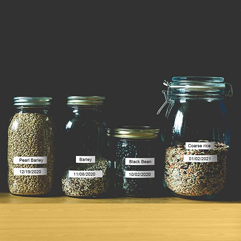 Compatible Label Tape Replacement for Dymo LetraTag Refills White Plastic 91331 for LetraTag Label Maker LT100H LT100T LT110T QX50 12 Inch x 13 Ft 12mm x 4m 5Pack