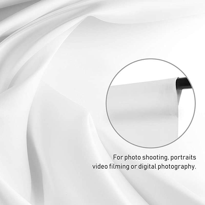 6 x 9 ft 18 x 28 MWhite Photo Video Photography Studio Fabric 100 Pure Backdrop Background Screen JSAG103