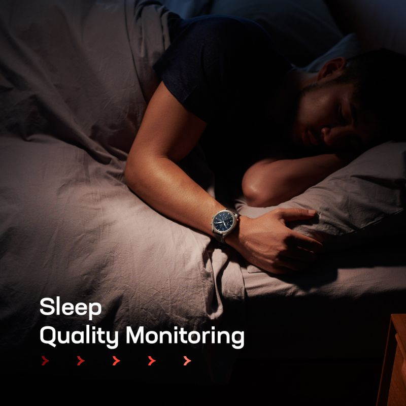 Zepp Z Health and Fitness Smart Watch with Titanium Alloy Crafting, 15 Days Battery Life, Online and Offline Voice Assistants, SpO2 Level Measurement, Heart Rate, Sleep and Stress Monitoring (Brown)