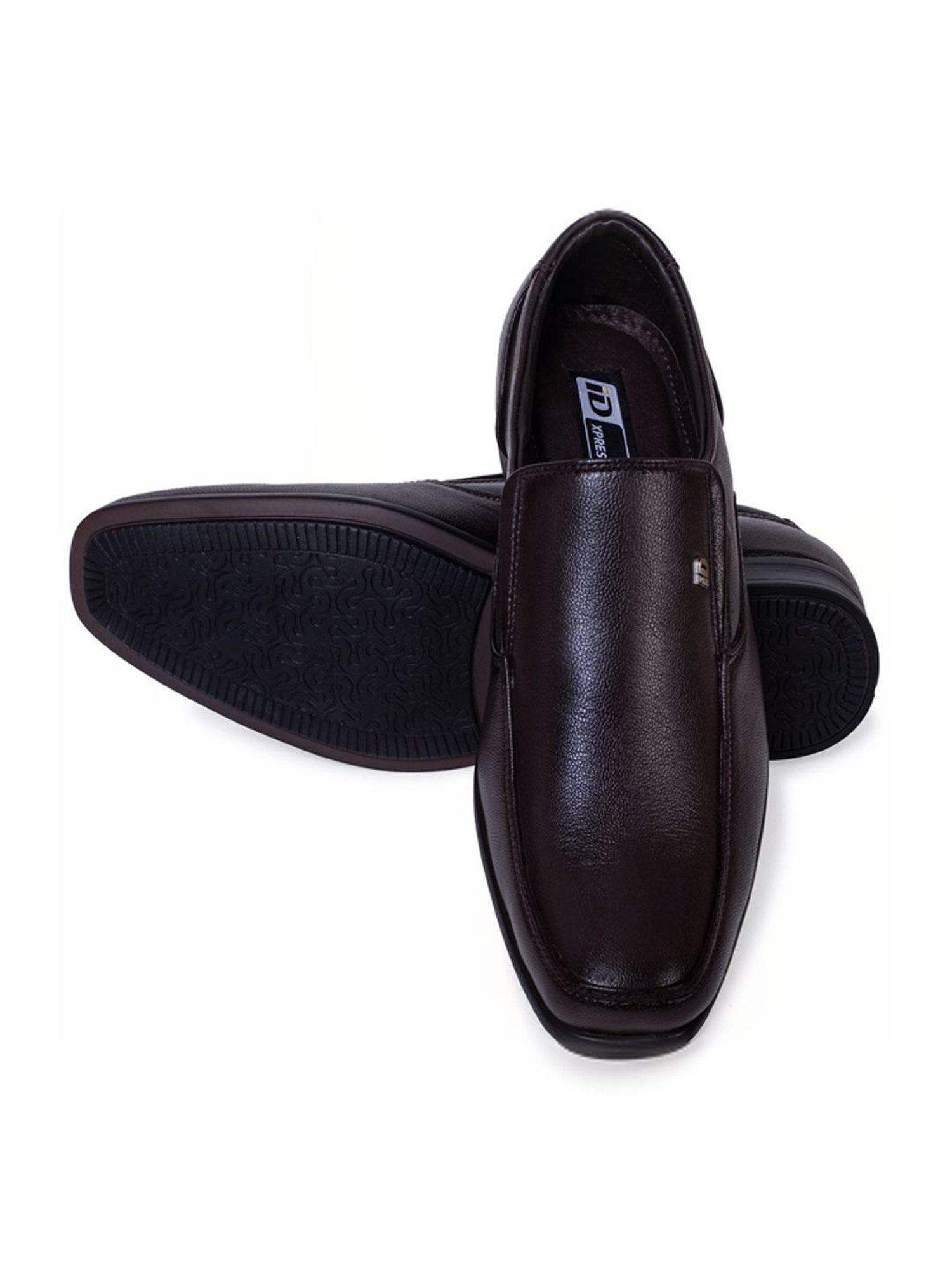 ID Men's Brown Formal Loafers