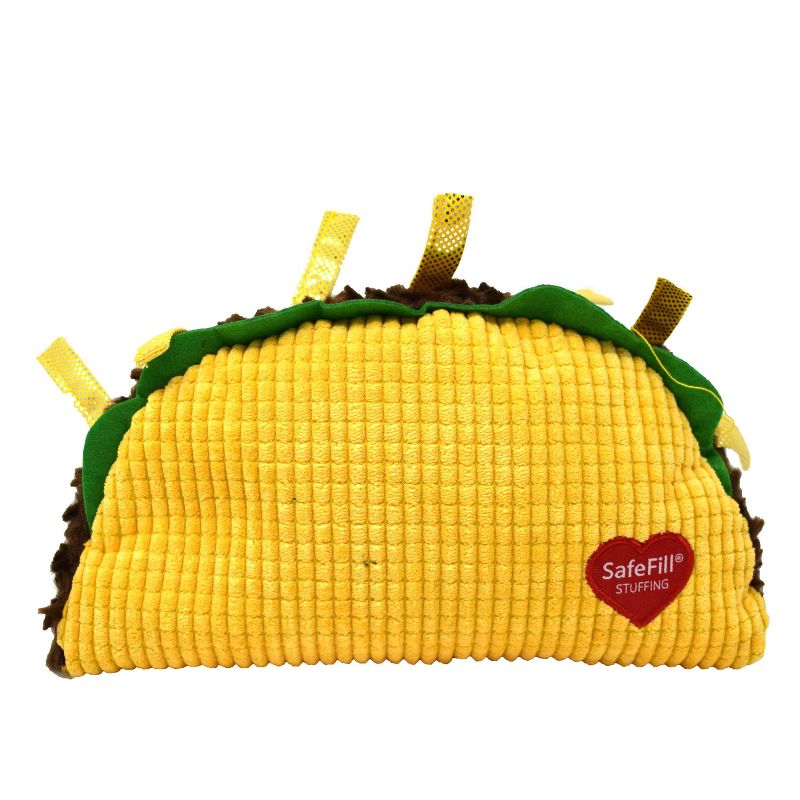Good Stuffing Taco Dog Toy - Yellow