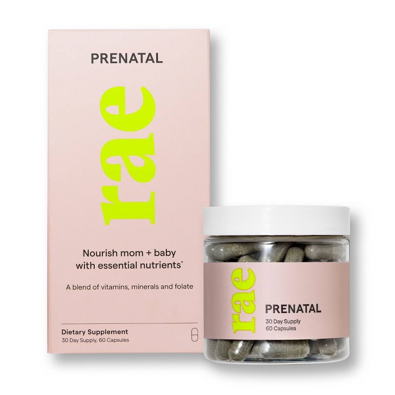 Rae Prenatal Dietary Supplement Capsules - 60ct