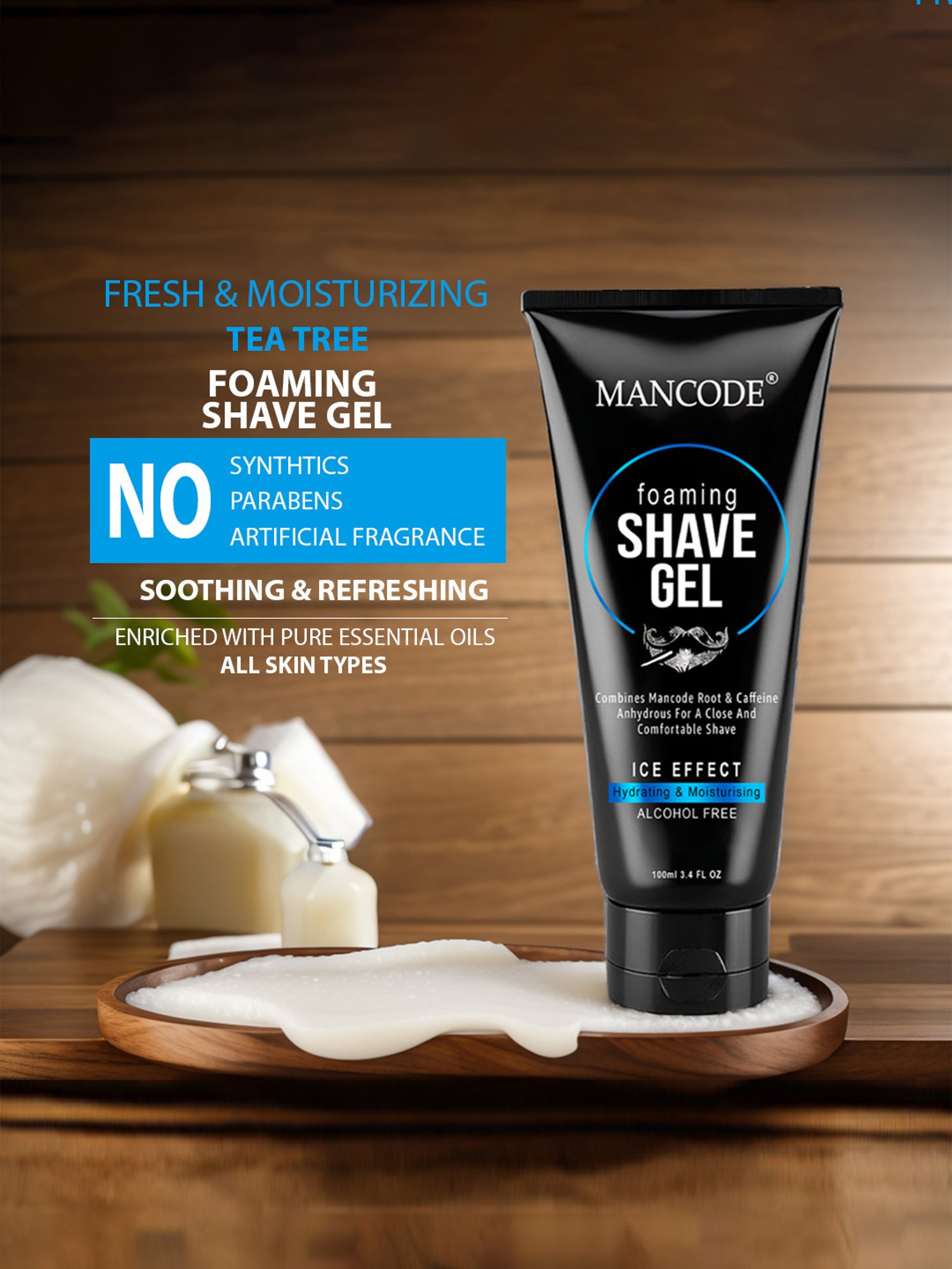 Mancode Foaming Shave Gel for Men - 100 ml
