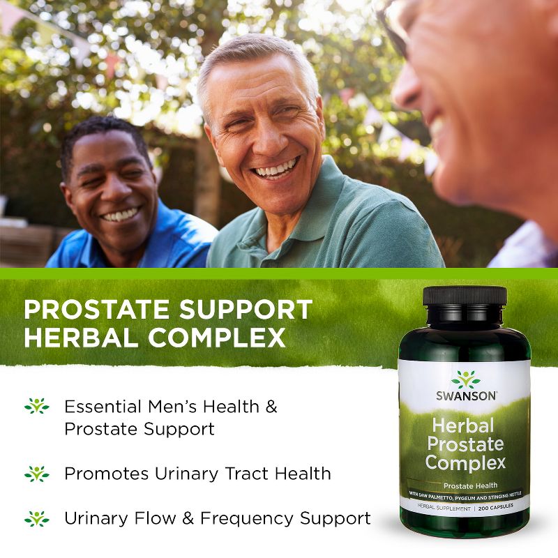 Swanson Herbal Prostate Complex Herb Blend Capsules, 100 Count.