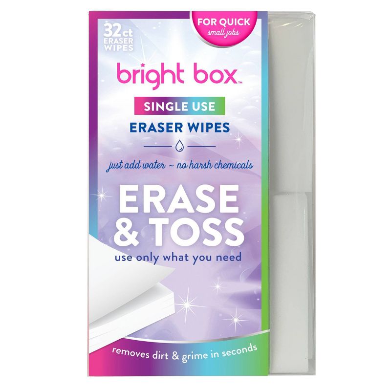 Bright Box Eraser Wipes - 32ct