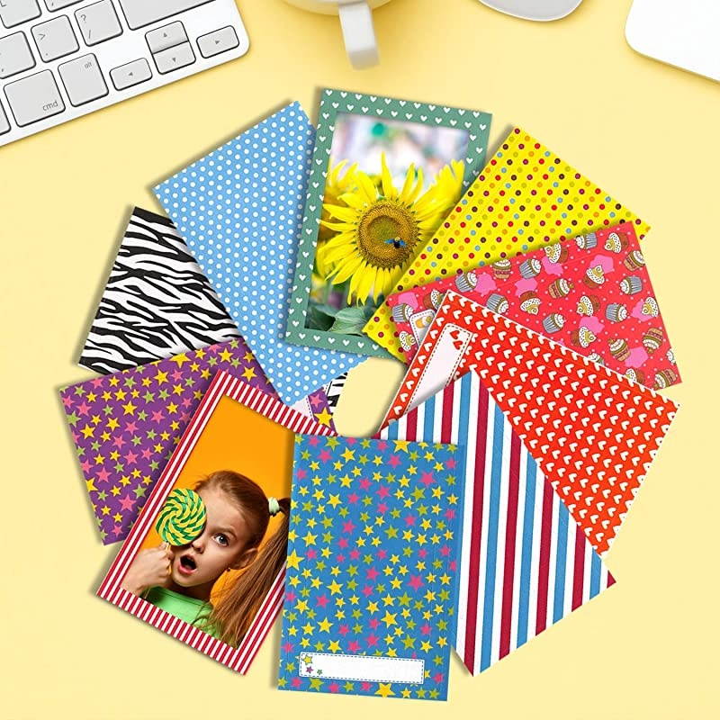 Instax Mini Instant Film 4 Pack (4 x 20) 80 Photo Sheets + 120 Assorted Colorful Mini Photo Stickers - Compatible with  Instax Mini 11, 9 and 8 Camera, Fuji SP-1, SP-2, Polaroid Film