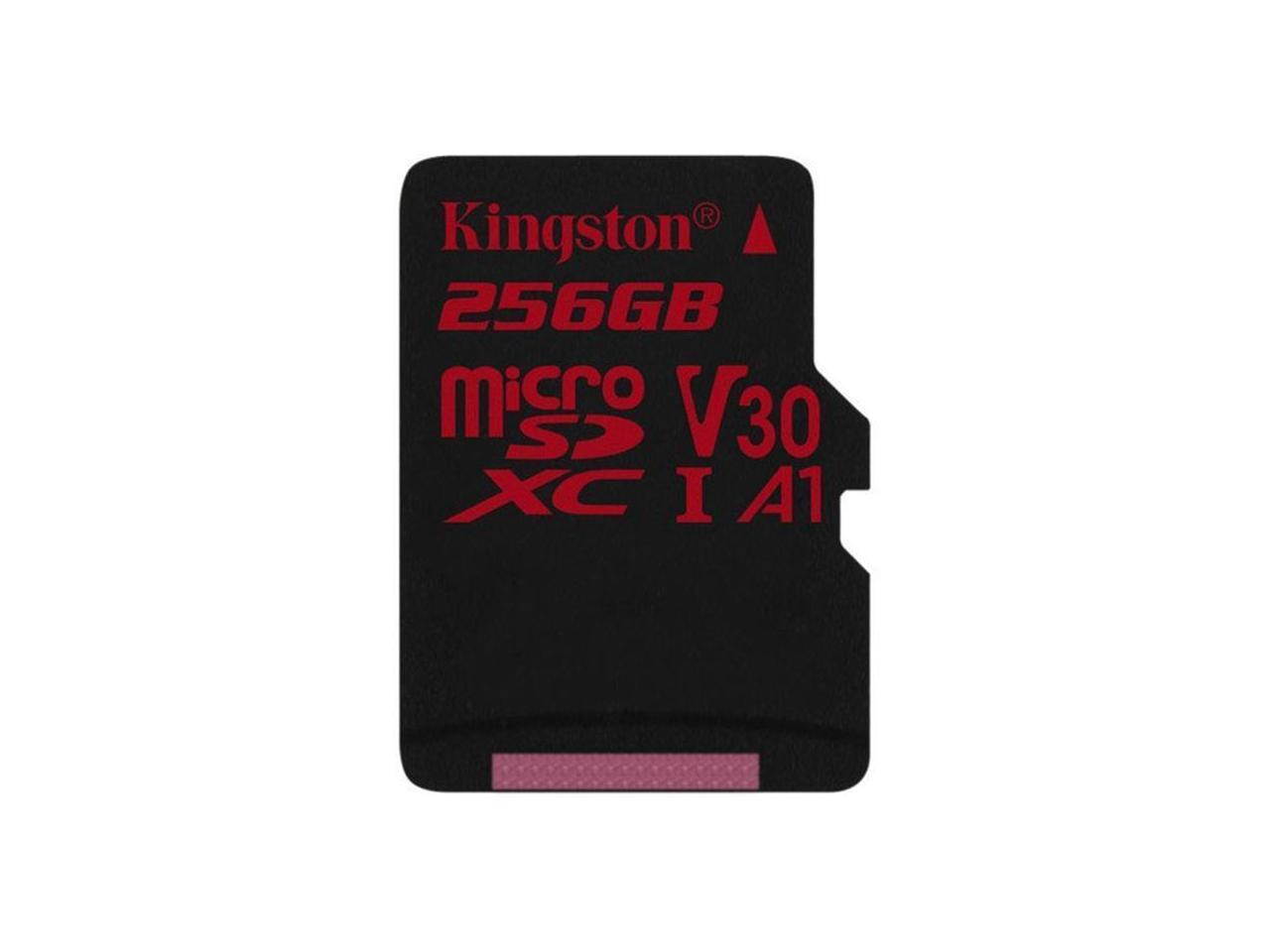 Kingston  256GB 256G Class 10 C10 UHS-I V30 A1 100MB/S MicroSD SDXC TF Memory Card  4K full HD Video