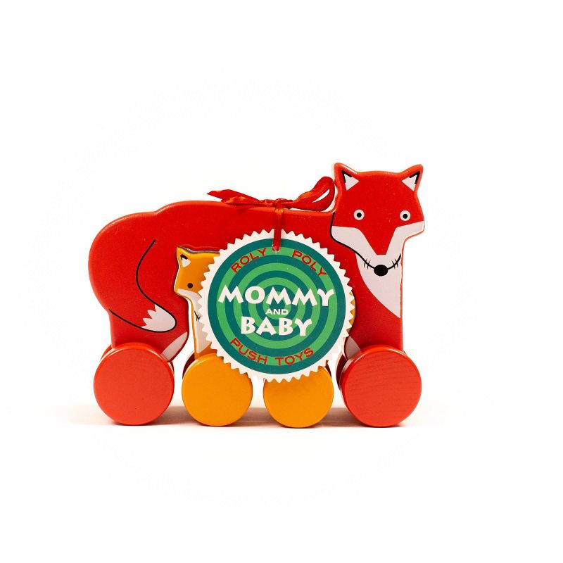 Big and Little Fox Push Toy
