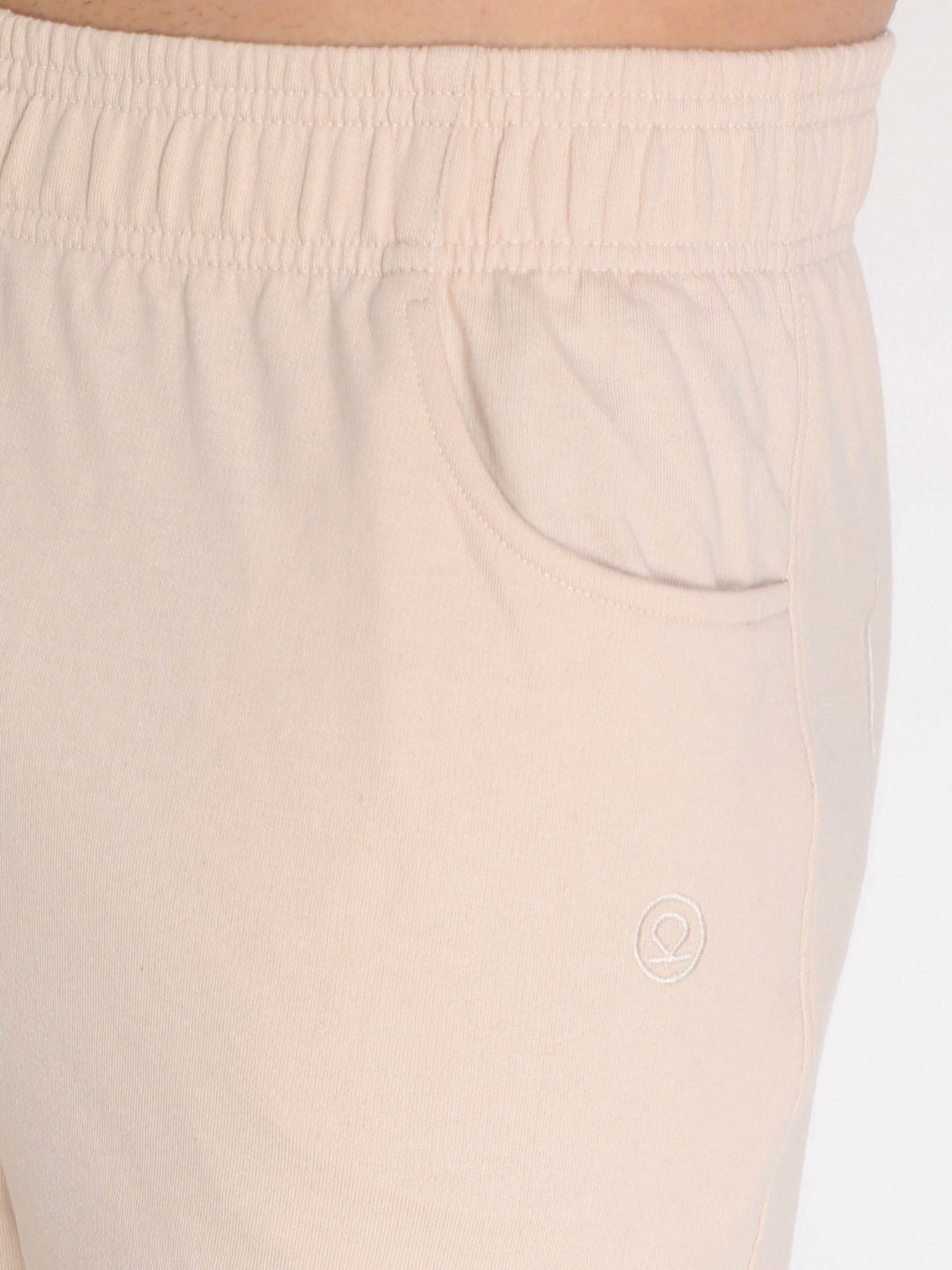 Chkokko Beige Regular Fit Trackpants