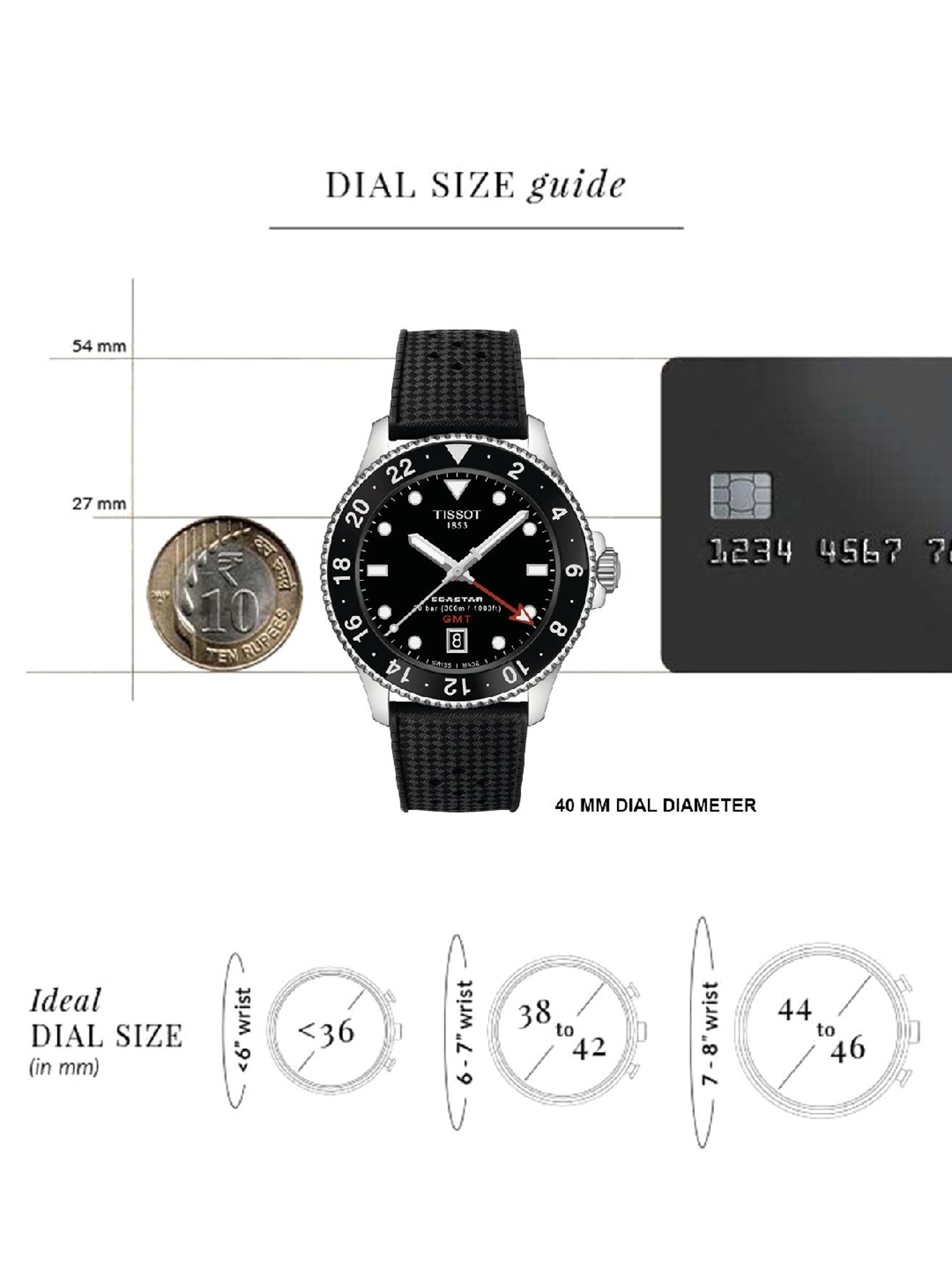 TISSOT T1208521705100 T-Sport Seastar 1000 Analog Watch for Men