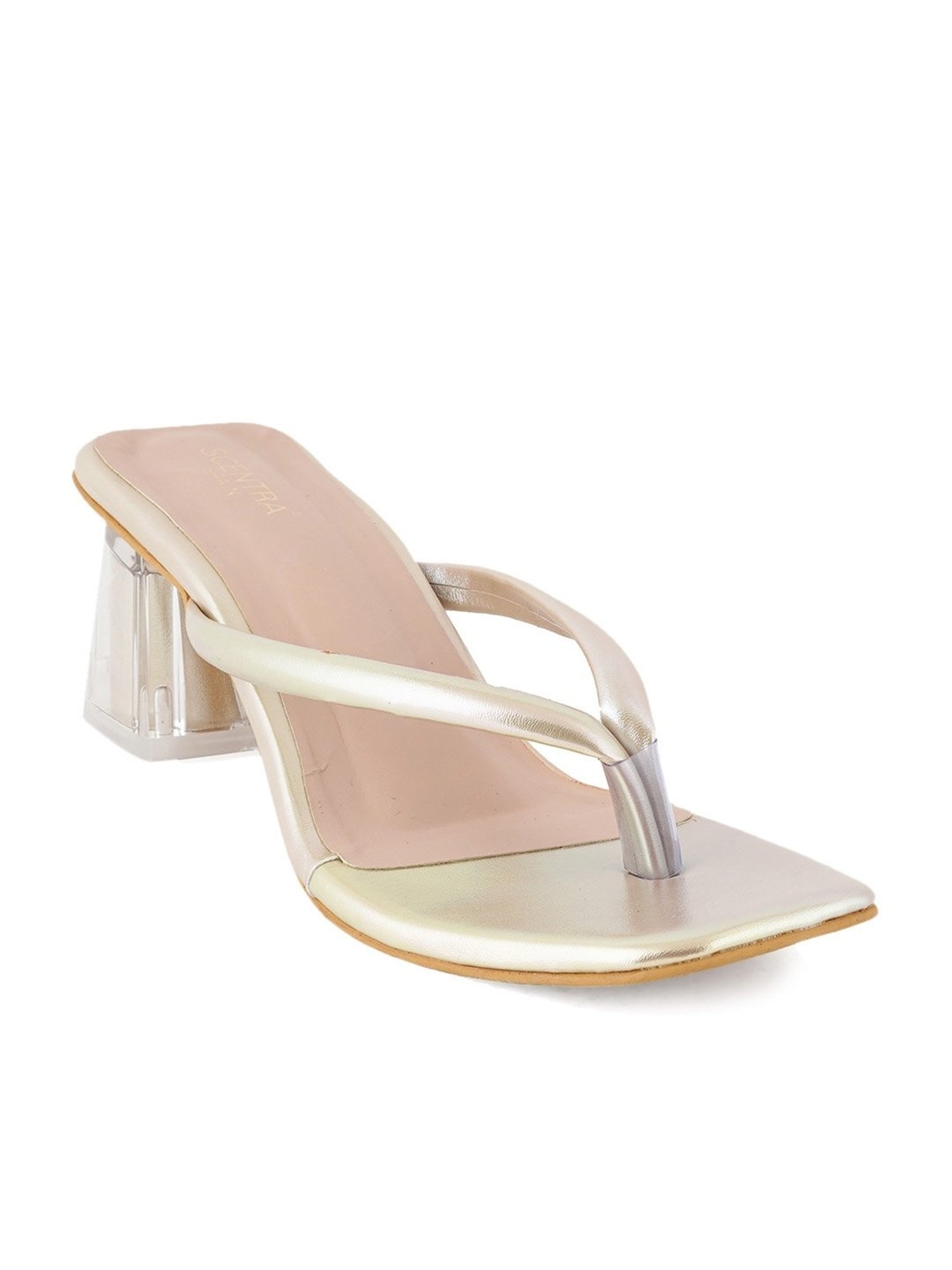 Scentra Women's SPAIN Tan Thong Sandals