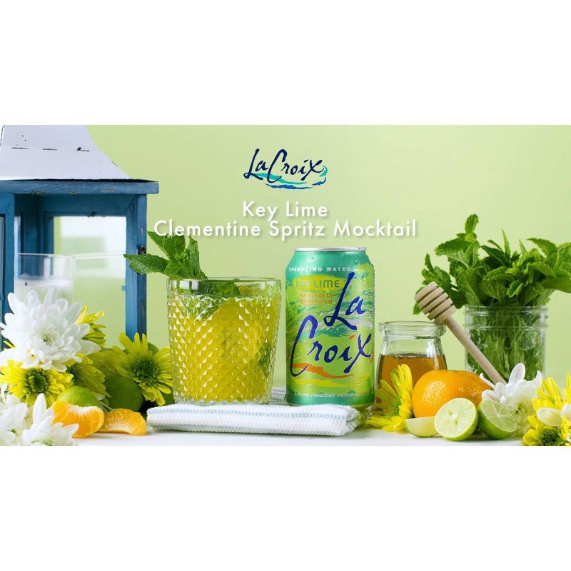 LaCroix Key Lime Sparkling Water - 8pk/12 fl oz Cans