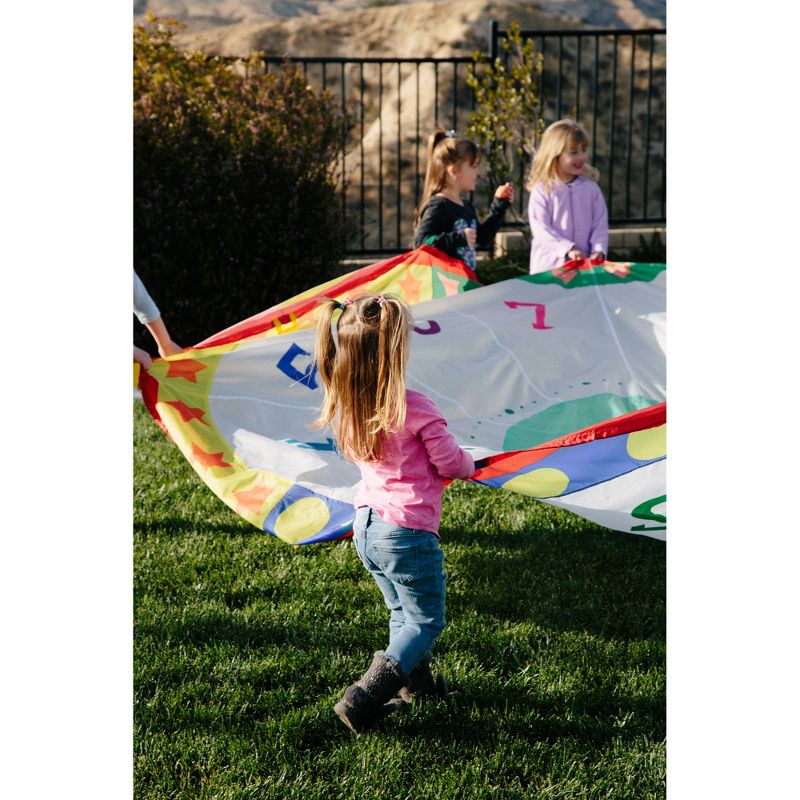 Pacific Play Tents Kids Tick Tock Clock Educational Parachute 12 Ft