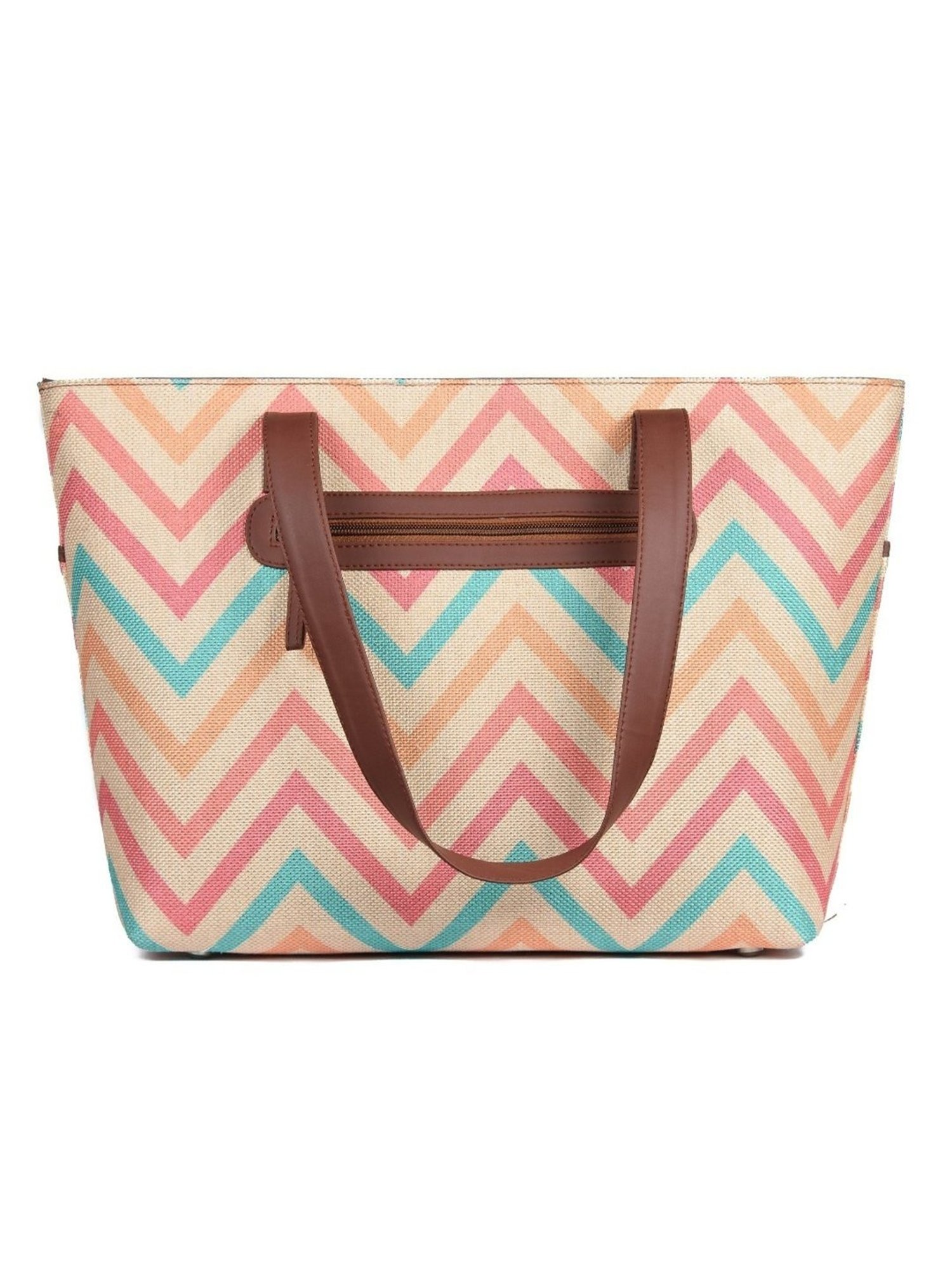 ZOUK Multicolor Printed Large Tote Bag