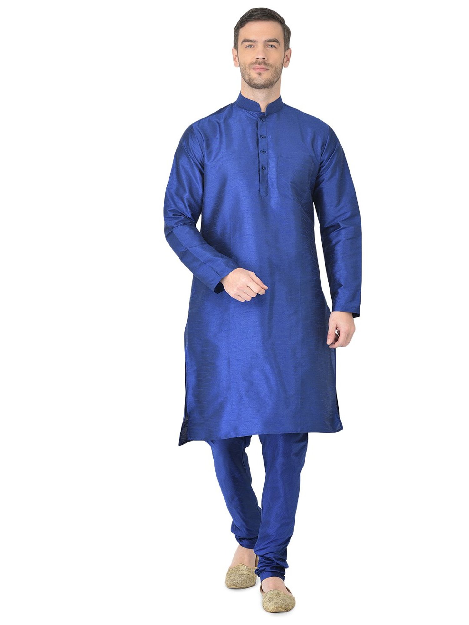 SG RAJASAHAB Multi Regular Fit Self Pattern Kurta Set