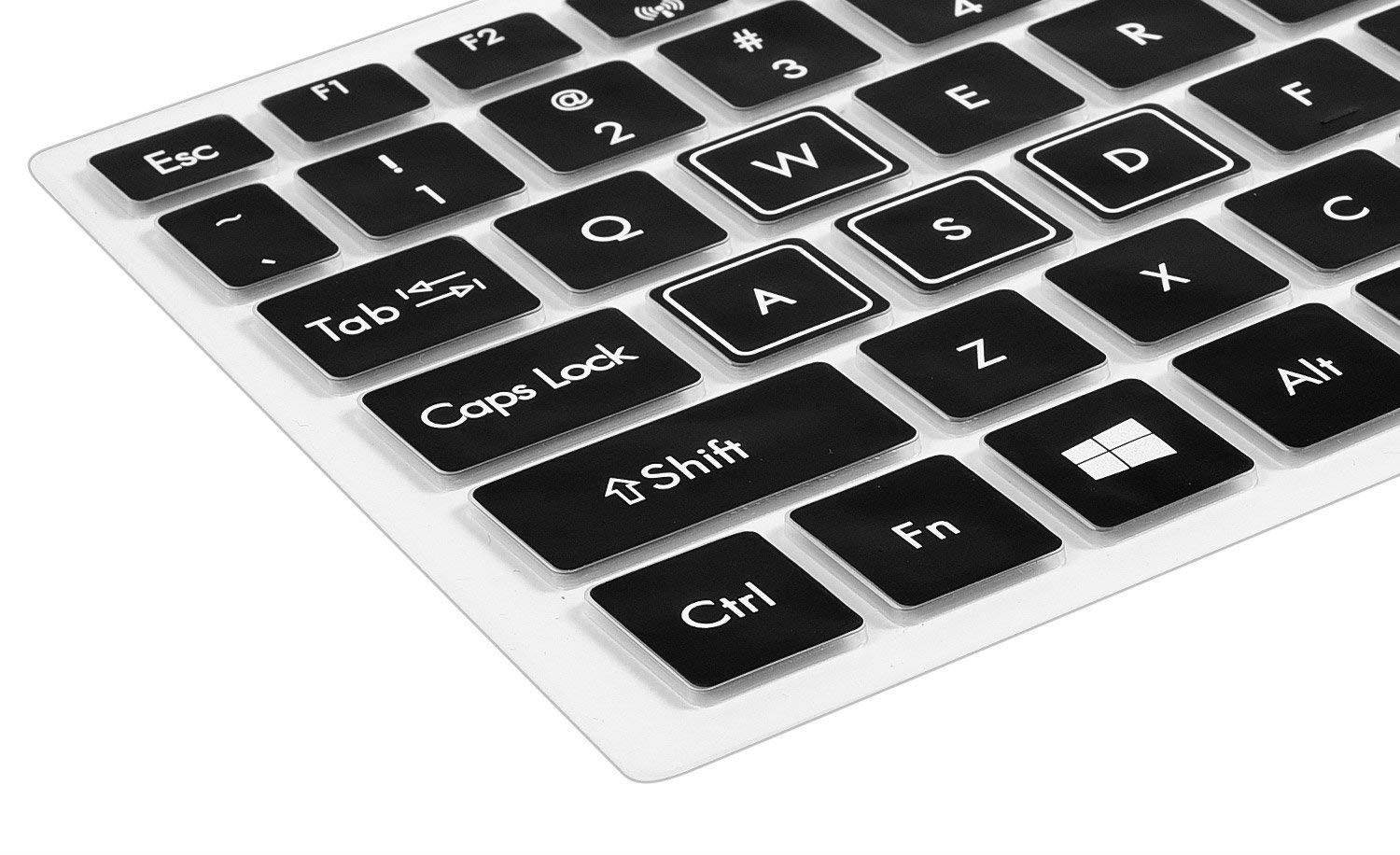 Acer Aspire VX 15 Accessories, CASEBUY Keyboard Cover for 15.6" Acer Predator Helios 300 Gaming Laptop, Acer Aspire VX 15 VX5-591G, Acer Nitro 5 Gaming Laptop AN515, 17.3" Aspire V17 VN7-793G, Black