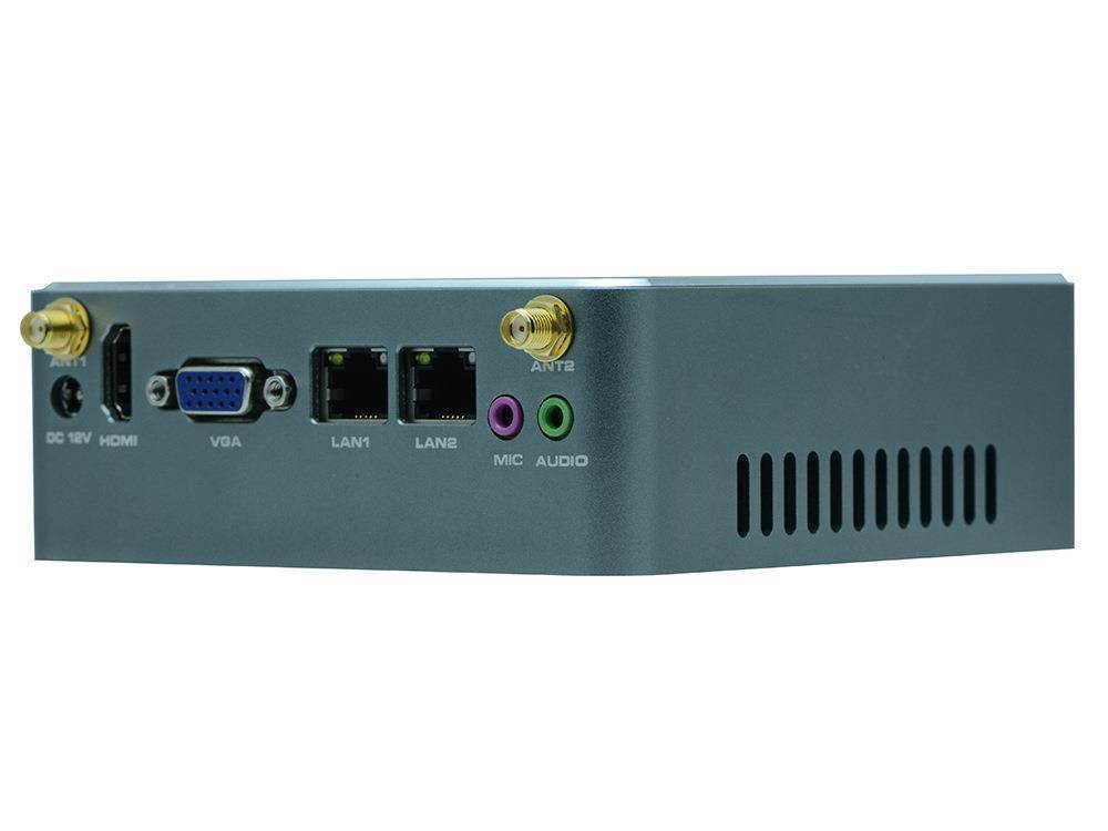 Desktop Computer Fanless Mini PC NANO PC Windows 10 OEM/ Linux With Intel Celeron N2805 Partaker N3 1 LAN 8G RAM 240G SSD