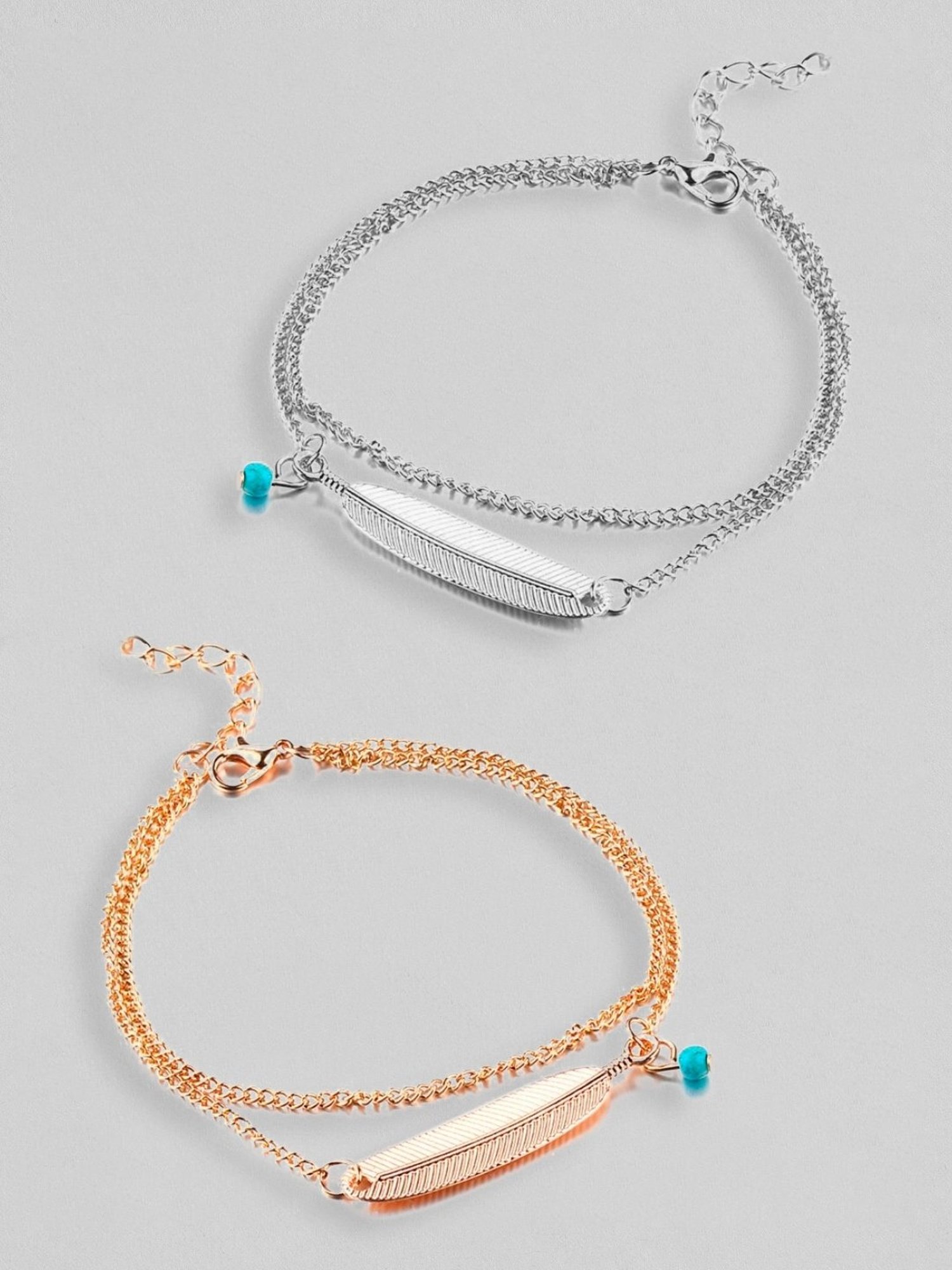 Abdesigns Gold-Plated Handpaint Wedding Doli Barat Bridal Anklets