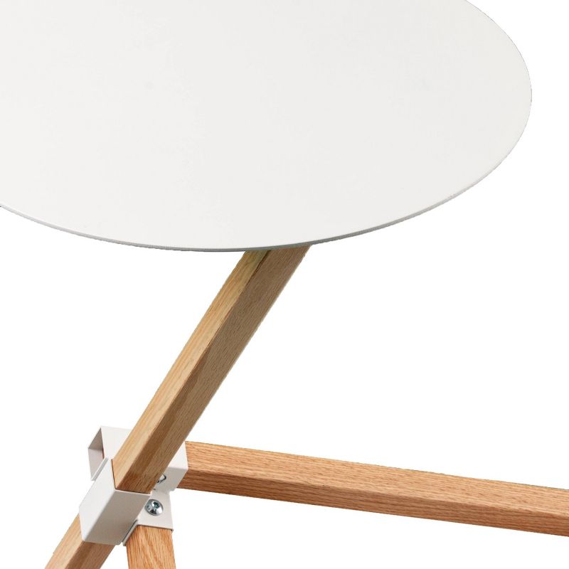 Ochina Round Accent Table White - Holly & Martin