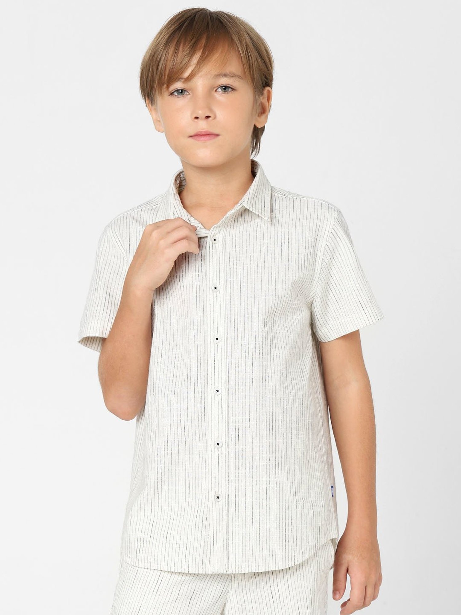 Jack & Jones Junior White Striped  Shirt