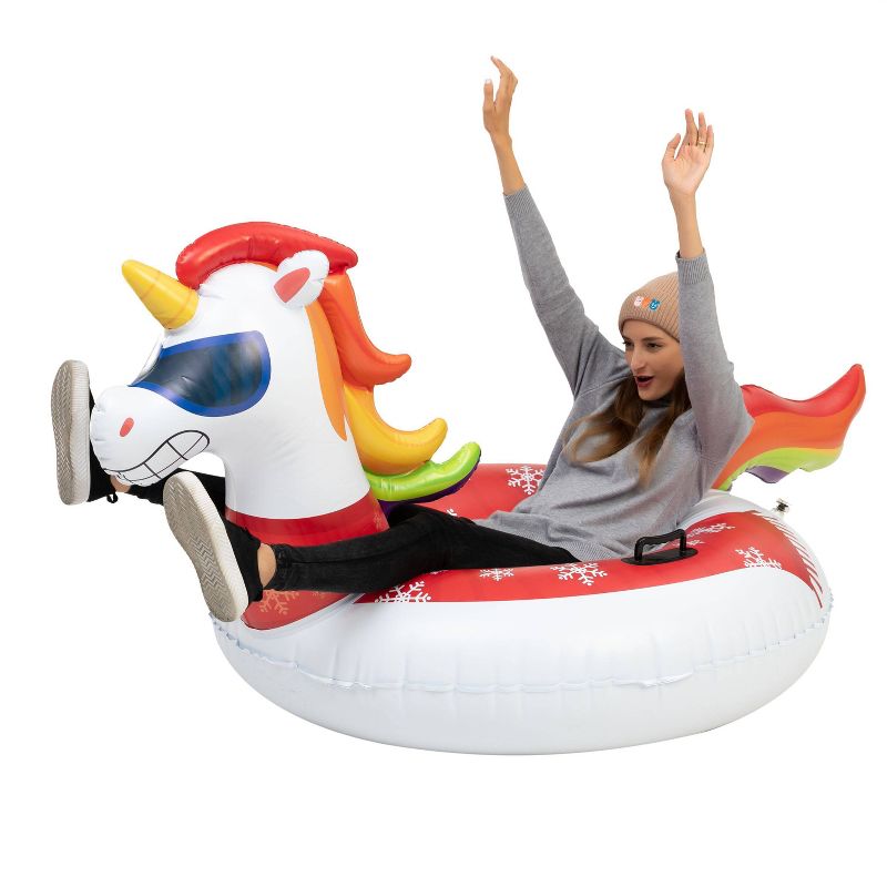 Joyin 47" Inflatable Unicorn Snow Tube