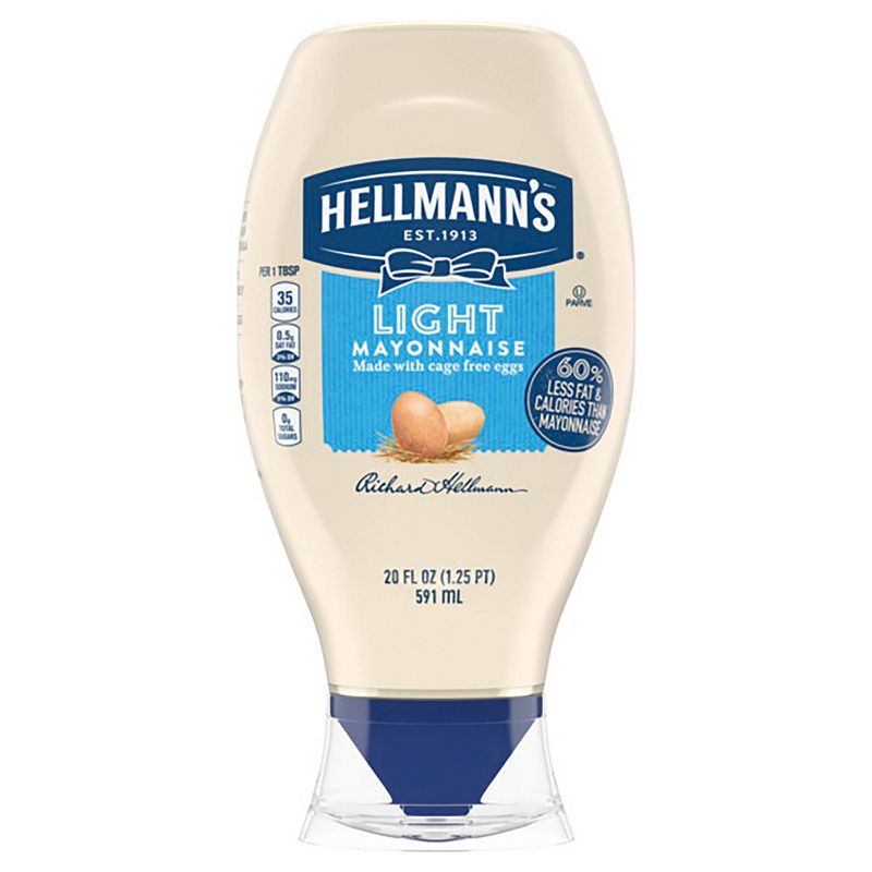 Hellmann's Light Mayonnaise Squeeze - 20oz