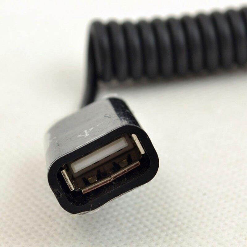 Spiral Coiled USB A male  to A female  adapter adaptor Cable 1M 3FT