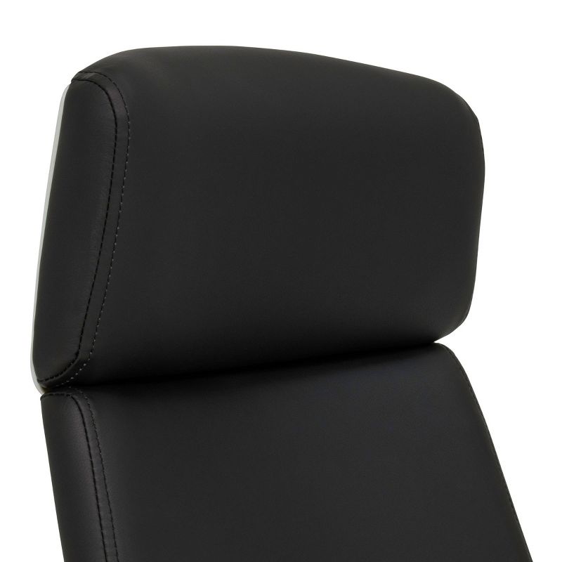 High Back Deluxe Managers Chair White/Black - Calico Designs
