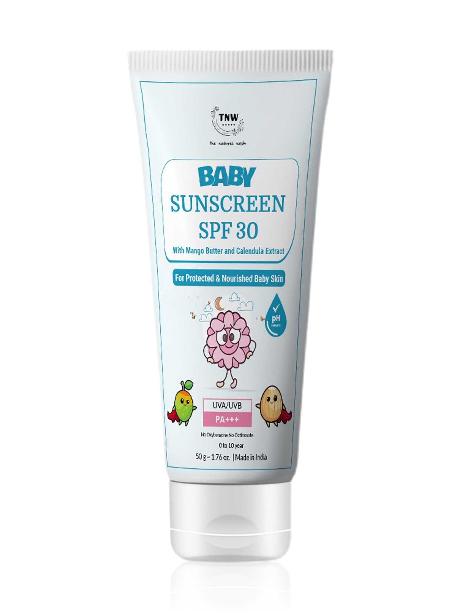 TNW-The Natural Wash Baby Sunscreen SPF 30 - 50 gm