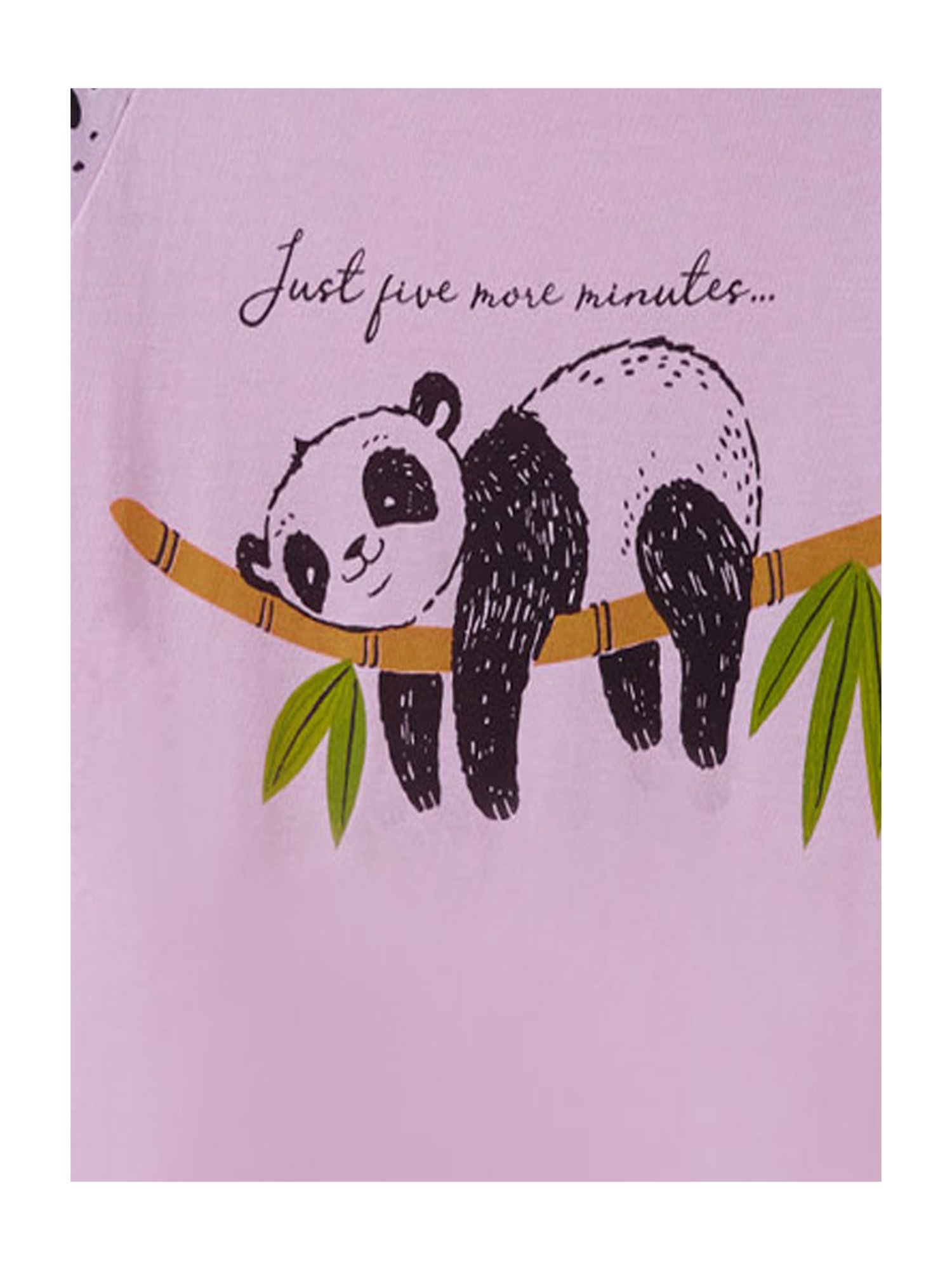 Cub McPaws Girls Pink & Grey Printed Top with Joggers