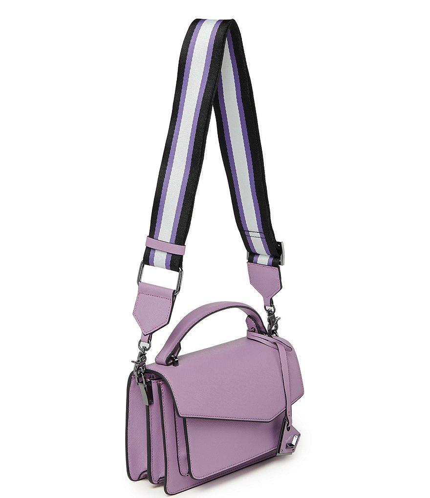 Botkier Cobble Hill Saffiano Leather Flap Crossbody Bag