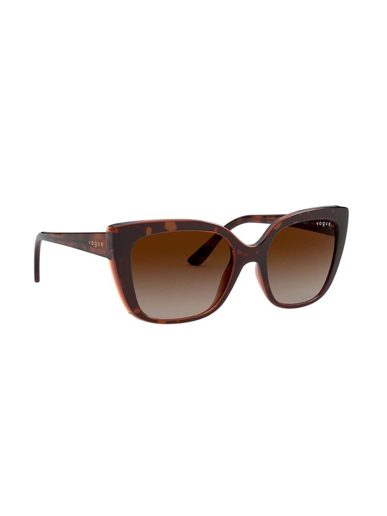 VOGUE EYEWEAR Women Gradient Brown Lens Square Sunglasses - 0VO5337S23861353
